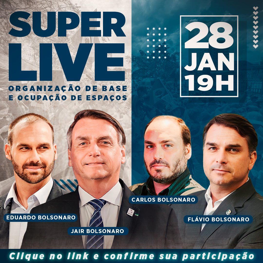 Convoca O Bolsonaro E Filhos Organizam Live Para Reunir Aliados Para